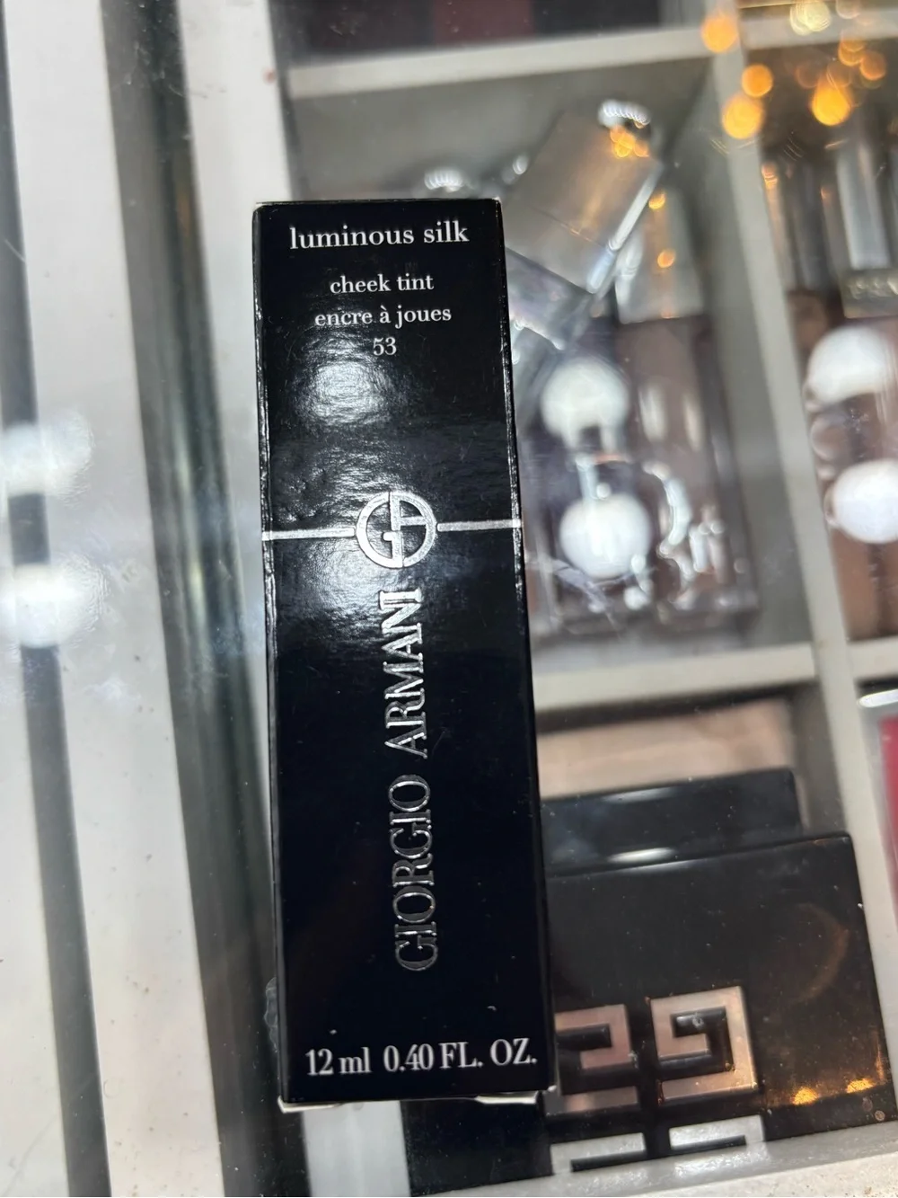 Giorgio Armani Luminous Silk Cheek Tint —Color: 53 Bold Pink - cool baby pink